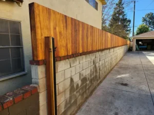 Fence concrete pour services in Calgary